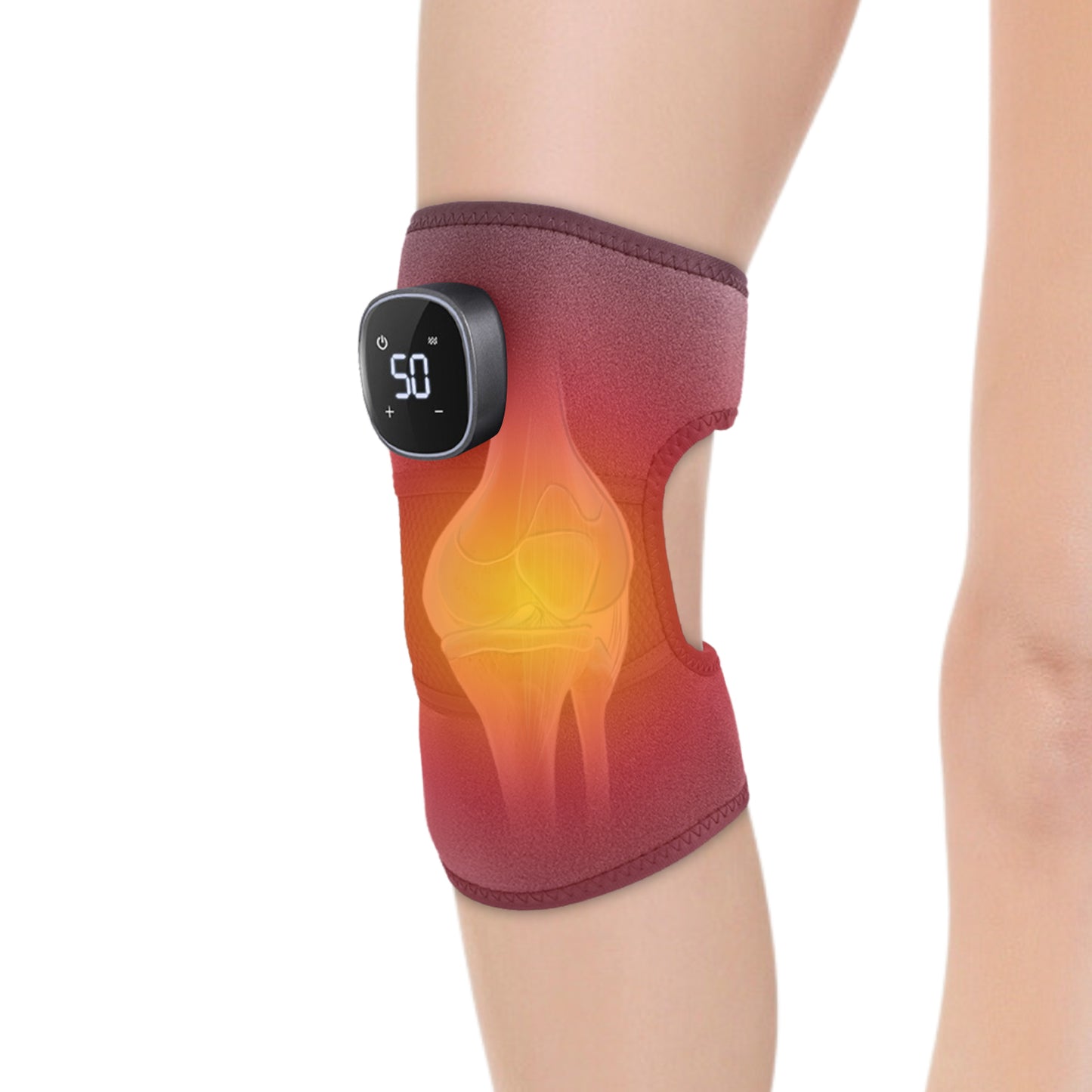 Heated Knee & Shoulder Massager with Inteliigent LED Display.